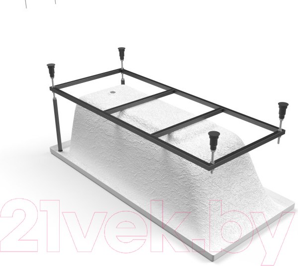 Изображение товара Ванна акриловая Cersanit Lorena 160x70 / P-WP-LORENA-160 (с каркасом)