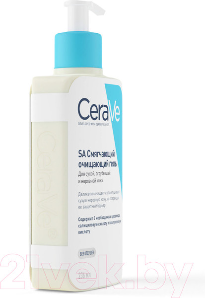 Изображение товара Гель для умывания CeraVe SA смягчающий для сухой огрубевшей и неровной кожи (236мл)