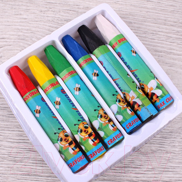 Изображение товара Восковые мелки Darvish DV-1130-6