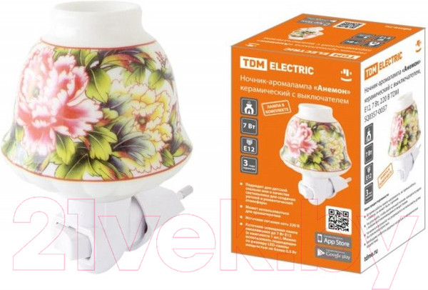 Изображение товара Ночник TDM SQ0357-0037 (анемон)