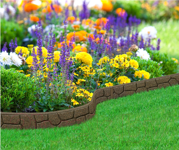 Изображение товара Бордюр садовый Multy Home Stones EU5000079 (коричневый)