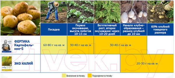 Изображение товара Удобрение Fertika Картофельное-5 (5кг)