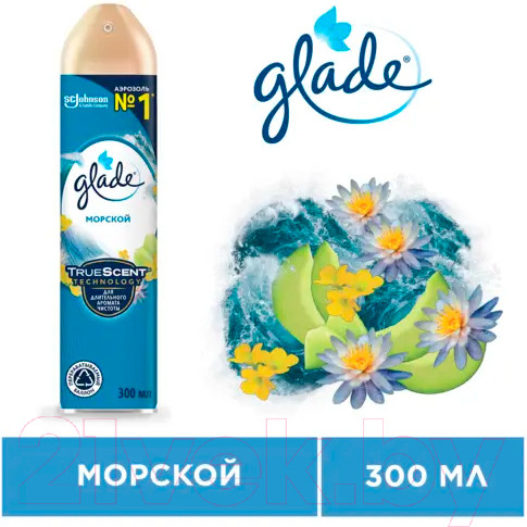Изображение товара Освежитель воздуха Glade Морской (300мл)