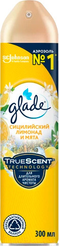 Изображение товара Освежитель воздуха Glade Сицилийский лимонад и мята (300мл)