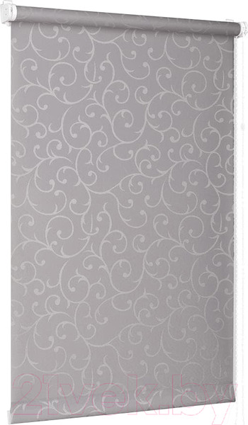 Изображение товара Рулонная штора Delfa Сантайм Жаккард Прима СРШ-01 МД8267 (57x170, серый)