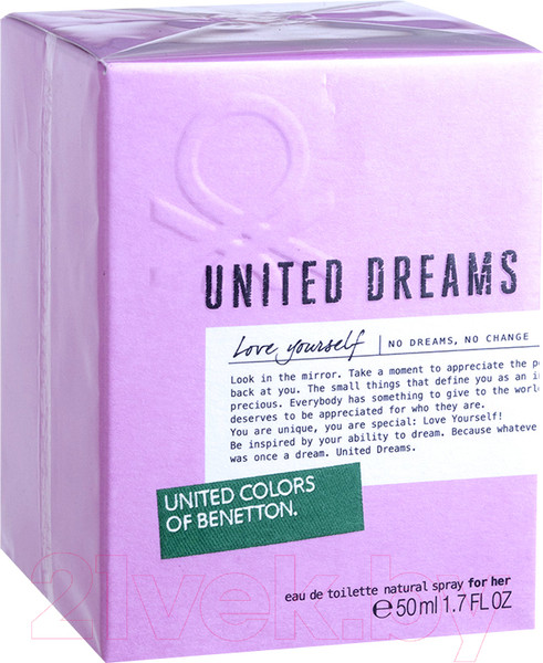 Изображение товара Туалетная вода United Colors of Benetton United Dreams Love Yourself (50мл)
