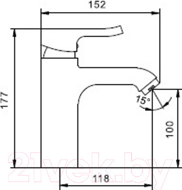Изображение товара Смеситель Wisent W10234