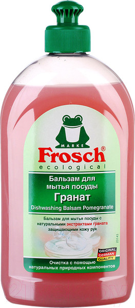 Изображение товара Средство для мытья посуды Frosch Гранат (500мл)