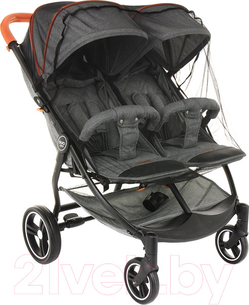 Изображение товара Москитная сетка для коляски Bambola Для прогулочной коляски для двойни / 217В (черный)