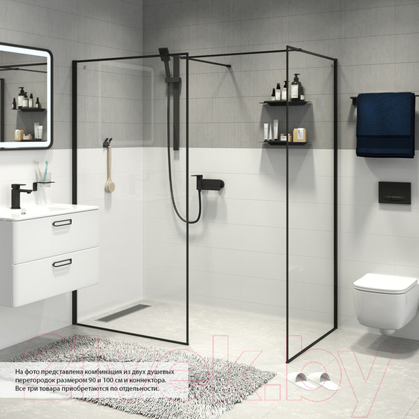 Изображение товара Душевая стенка IDDIS Slide SLI8BS1i23