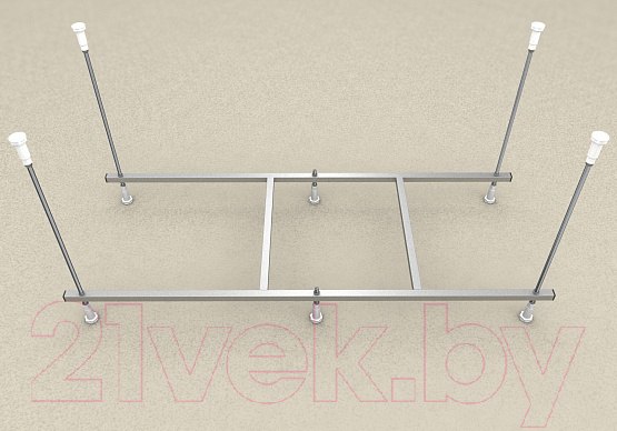 Изображение товара Ванна акриловая Aquatek Мия 120x70 (с каркасом и экраном)