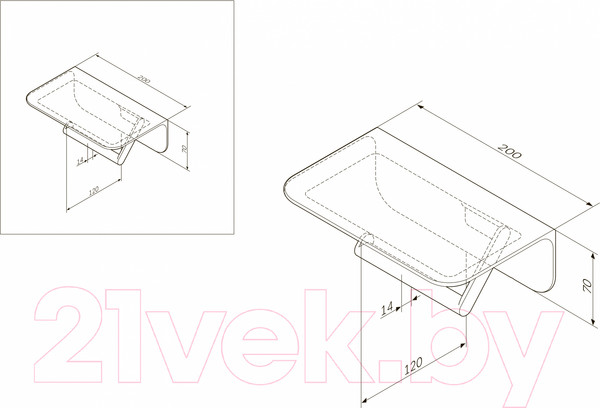 Изображение товара Держатель для туалетной бумаги AM.PM Sensation A30341500