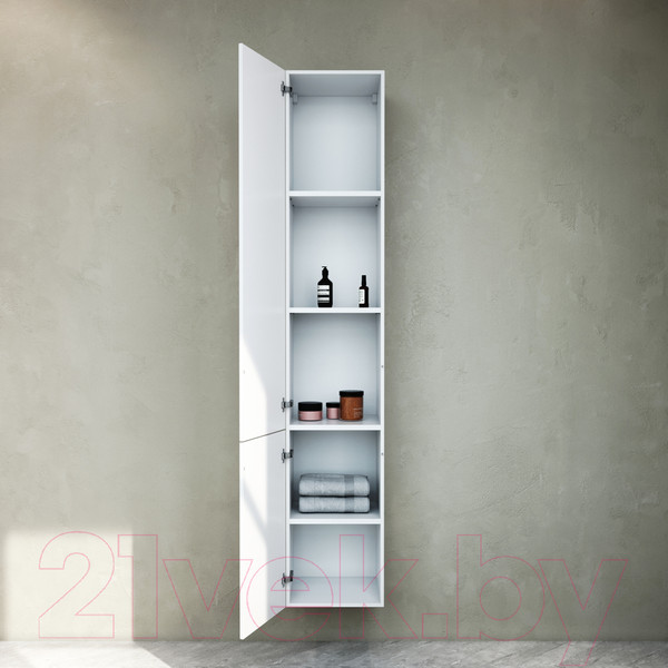 Изображение товара Шкаф-полупенал для ванной AM.PM Gem M90CHL0306WG (левый)