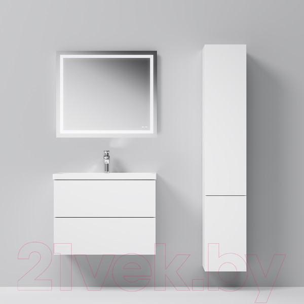 Изображение товара Шкаф-полупенал для ванной AM.PM Gem M90CHR0306WG (правый)