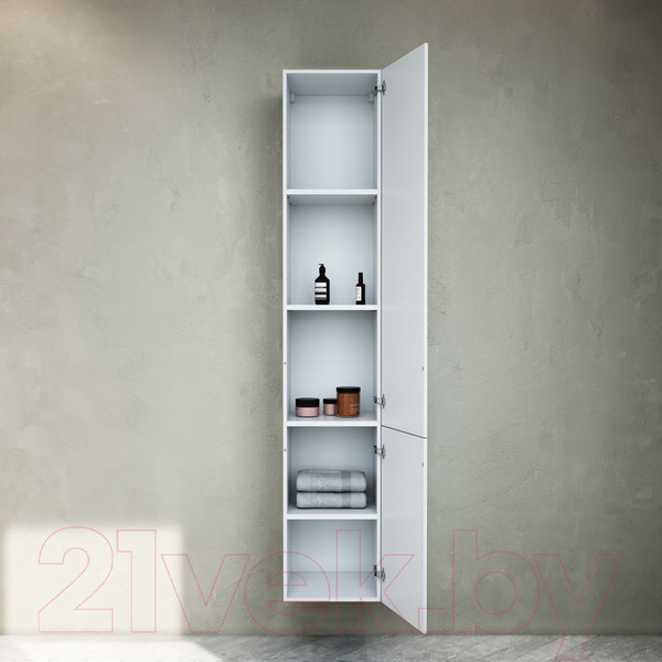 Изображение товара Шкаф-полупенал для ванной AM.PM Gem M90CHR0306WG (правый)