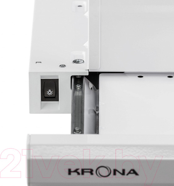 Изображение товара Вытяжка телескопическая Krona Kamilla 600 E1M / 00026670 (белый)