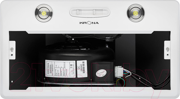 Изображение товара Вытяжка скрытая Krona Runa 600 S / 00026691 (белый)