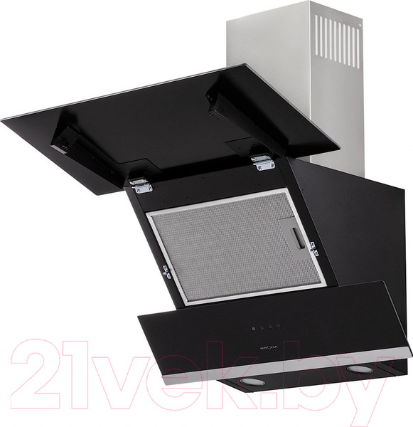Изображение товара Вытяжка наклонная Krona Irma 600 Black Sensor / 00019016
