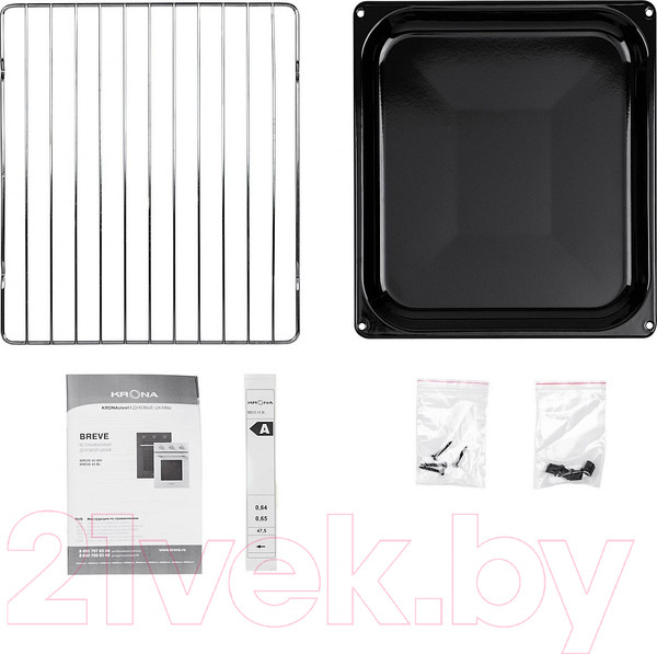 Изображение товара Электрический духовой шкаф Krona Breve 45 WH / 00026333