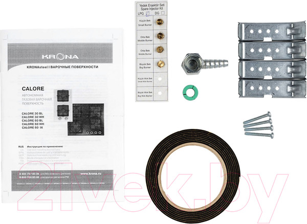Изображение товара Газовая варочная панель Krona Calore 60 WH / 00026317