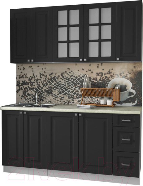 Изображение товара Кухонный гарнитур Интерлиния Мила Деко 1.7А (пепел/опал светлый)