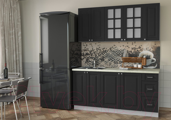 Изображение товара Кухонный гарнитур Интерлиния Мила Деко 1.7А (пепел/опал светлый)