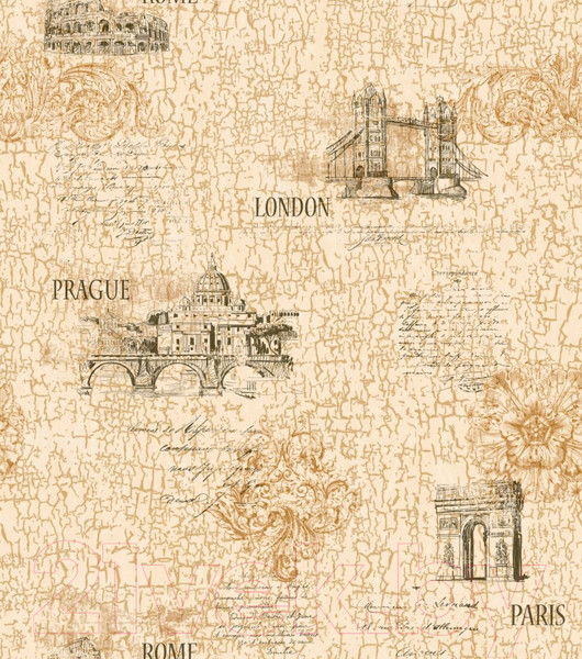 Изображение товара Бумажные обои Белобои Вояж С1-МО к-1 (симплекс)