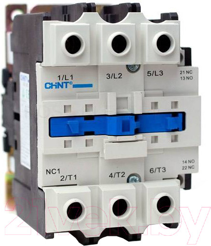 Изображение товара Контактор Chint NC1-6511 65А 230В/АС3 1НО+1НЗ 50Гц (R) / 222714