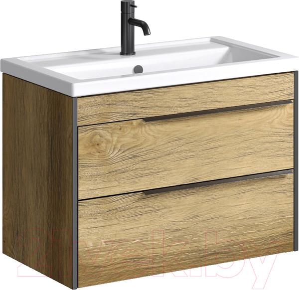 Изображение товара Тумба с умывальником Aqwella Fargo 80 / FRG0108DB