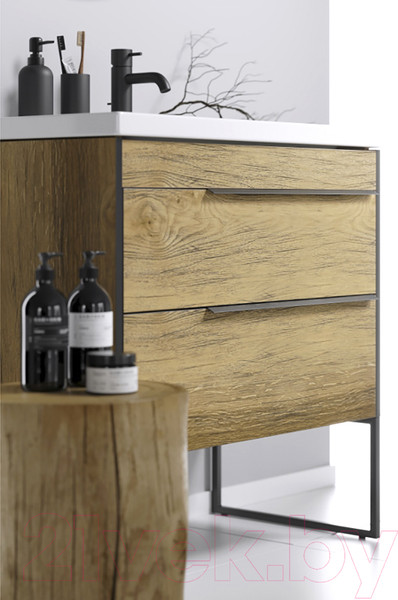 Изображение товара Тумба с умывальником Aqwella Fargo 80 / FRG0108DB