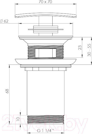 Изображение товара Донный клапан Deante NHC 011U