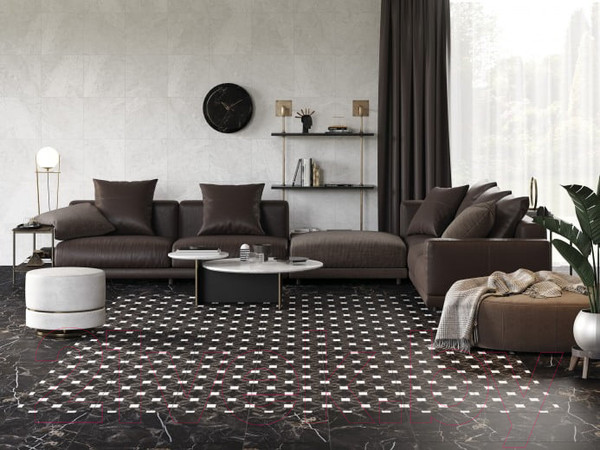 Изображение товара Плитка Cersanit Queen C-QN4R233D / 16165 (420x420, черный)