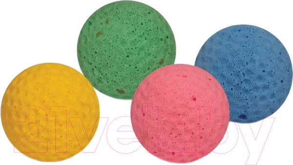 Изображение товара Набор игрушек для кошек Triol Мяч для гольфа / 22131016 (25шт)