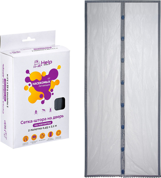 Изображение товара Москитная сетка на дверь Help 80004