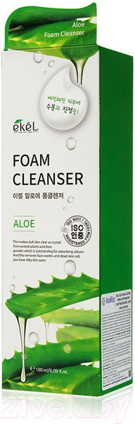 Изображение товара Пенка для умывания Ekel С экстрактом алоэ (180мл)