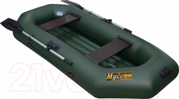 Изображение товара Надувная лодка Муссон S-240 НД (зеленый)