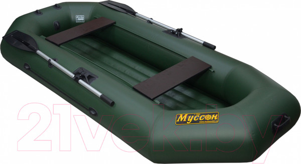 Изображение товара Надувная лодка Муссон S-280 НД (зеленый)