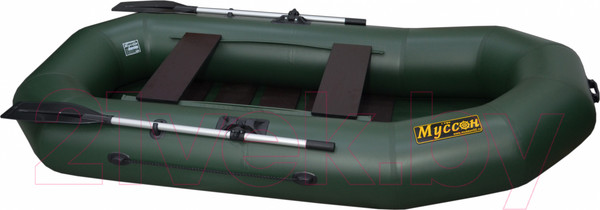 Изображение товара Надувная лодка Муссон Н-270 PC (зеленый)