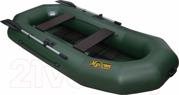 Изображение товара Надувная лодка Муссон Н-270 PC (зеленый)