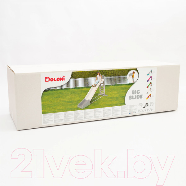 Изображение товара Горка Doloni Большая 014550/13 (серый/бирюзовый)