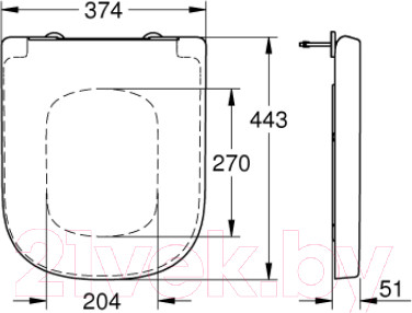 Изображение товара Сиденье для унитаза GROHE Euro Ceramic 39331001