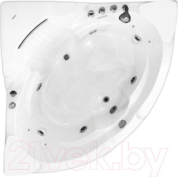 Изображение товара Ванна акриловая Gemy G9082 B 152x152 (с гидромассажем)