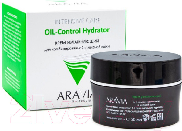 Изображение товара Крем для лица Aravia Professional OIL-Control Hydrator увлажн. для комб и жирной кожи (50мл)