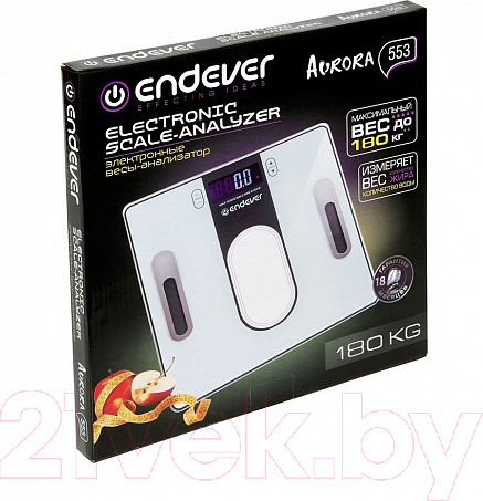 Изображение товара Напольные весы электронные Endever Aurora 553 (голубой)