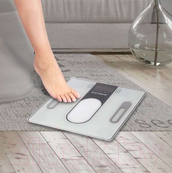 Изображение товара Напольные весы электронные Endever Aurora 553 (голубой)