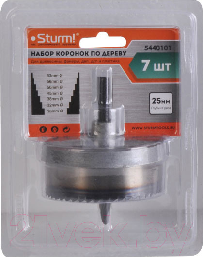 Изображение товара Набор коронок Sturm! 5440101
