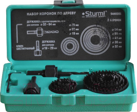 Изображение товара Набор коронок Sturm! 5440201
