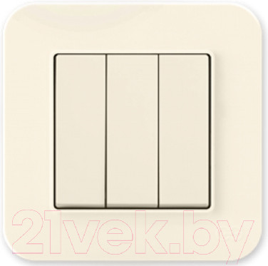 Изображение товара Выключатель Gunsan Eqona 01401200-150160 (кремовый)