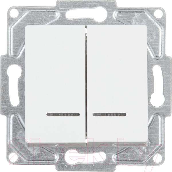 Изображение товара Выключатель Gunsan Eqona 01409300-150104 (белый)