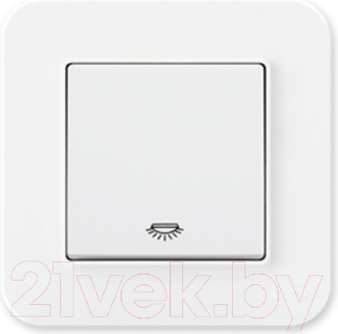 Изображение товара Выключатель Gunsan Eqona 01409300-150107 (белый)